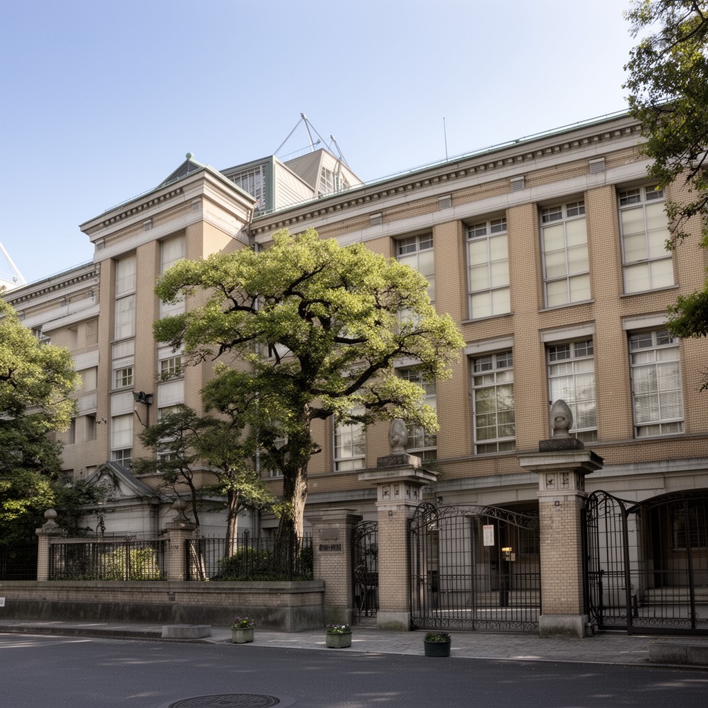 AI-generated illustration of Gakushuin Primary School