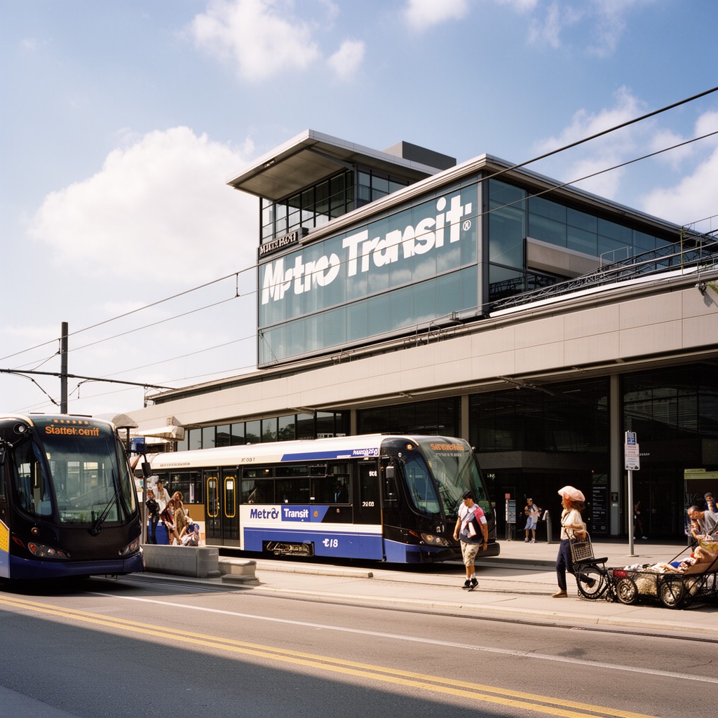 AI-generated illustration of Metro Transit