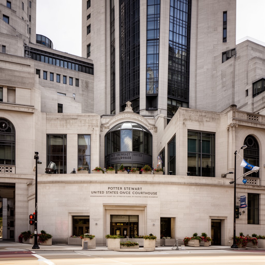 AI-generated illustration of Potter Stewart United States Courthouse
