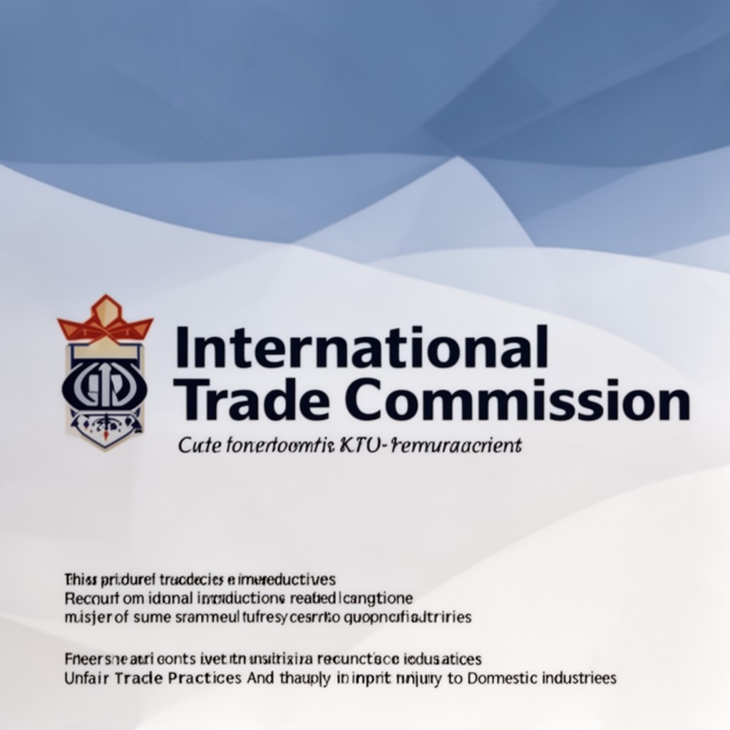 AI-generated illustration of International Trade Commission