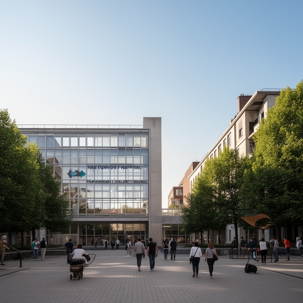 AI-generated illustration of Jette campus