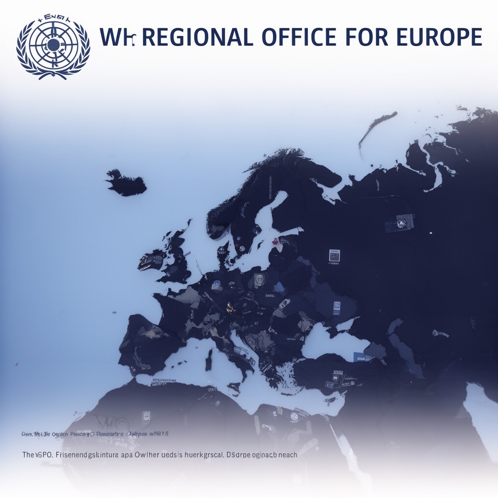 AI-generated illustration of WHO Regional Office for Europe