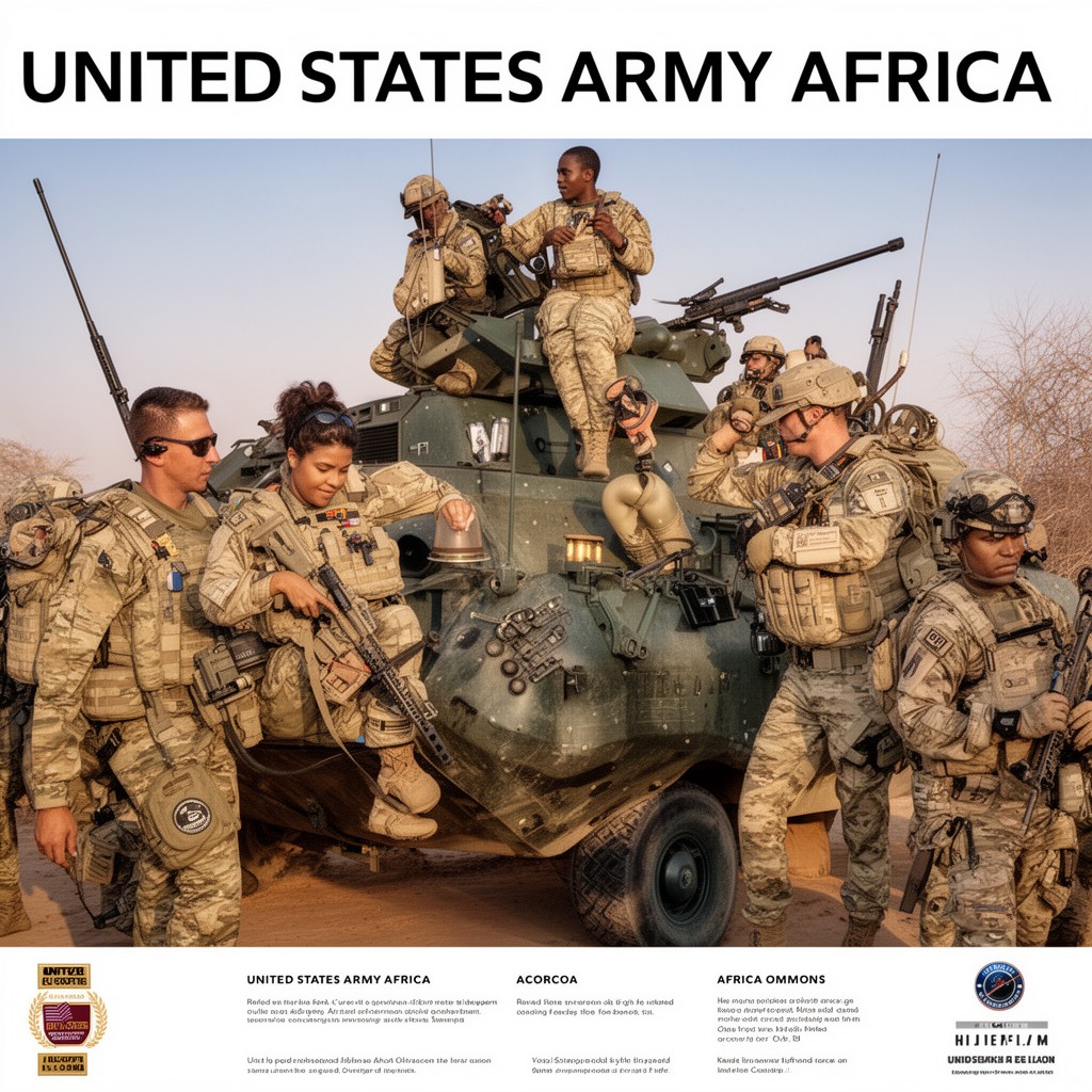 AI-generated illustration of United States Army Africa