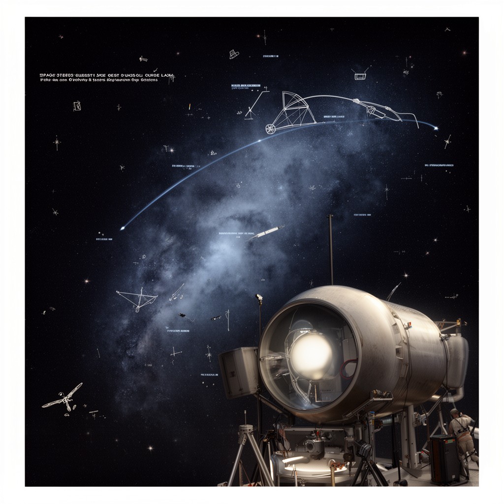 AI-generated illustration of Space Test Course
