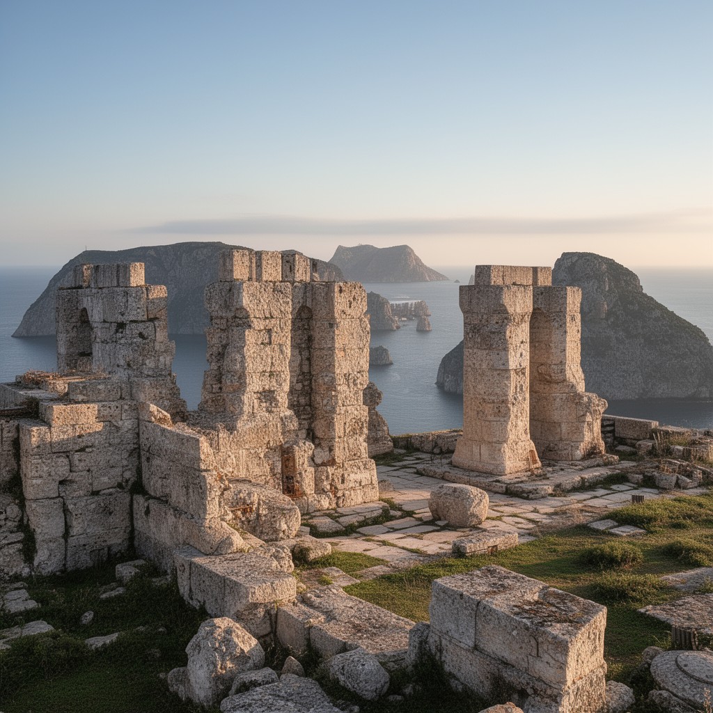 AI-generated illustration of Pillars of Hercules