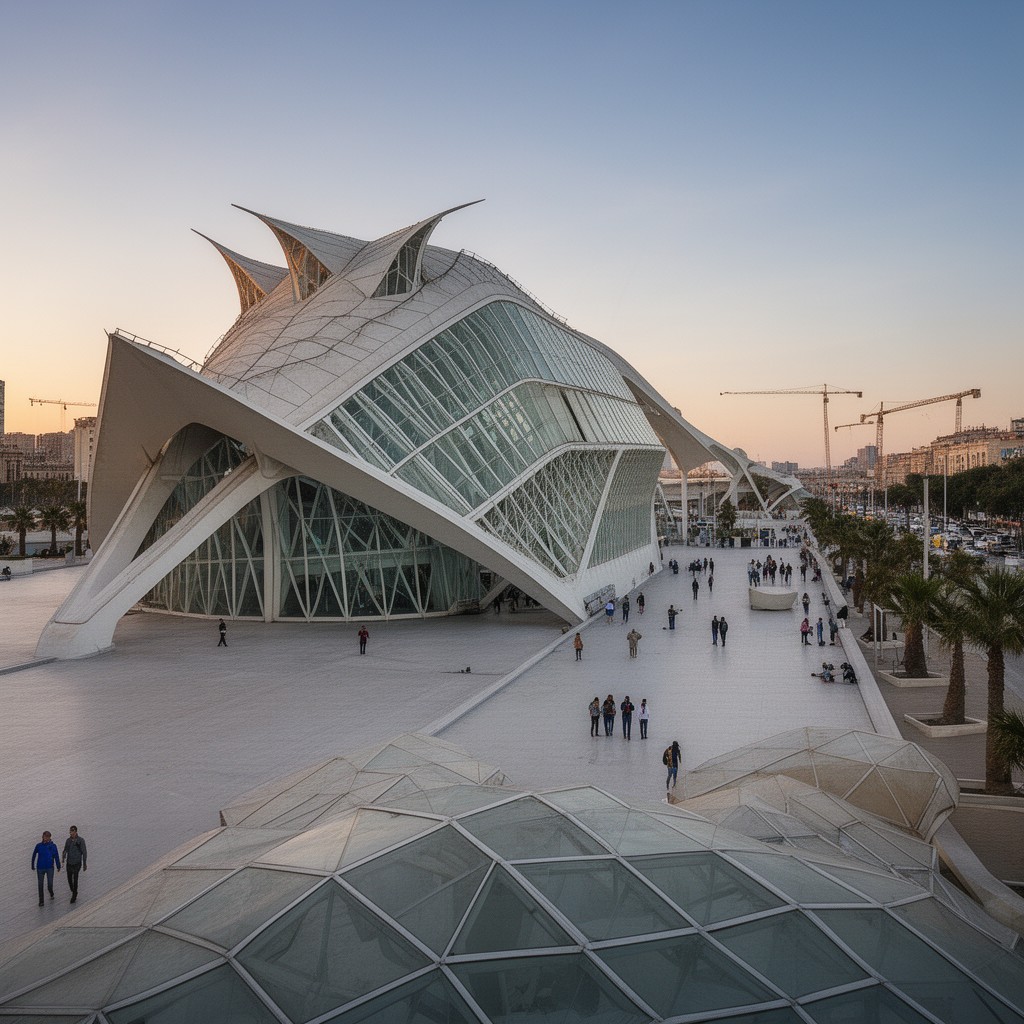 AI-generated illustration of City of Arts and Sciences