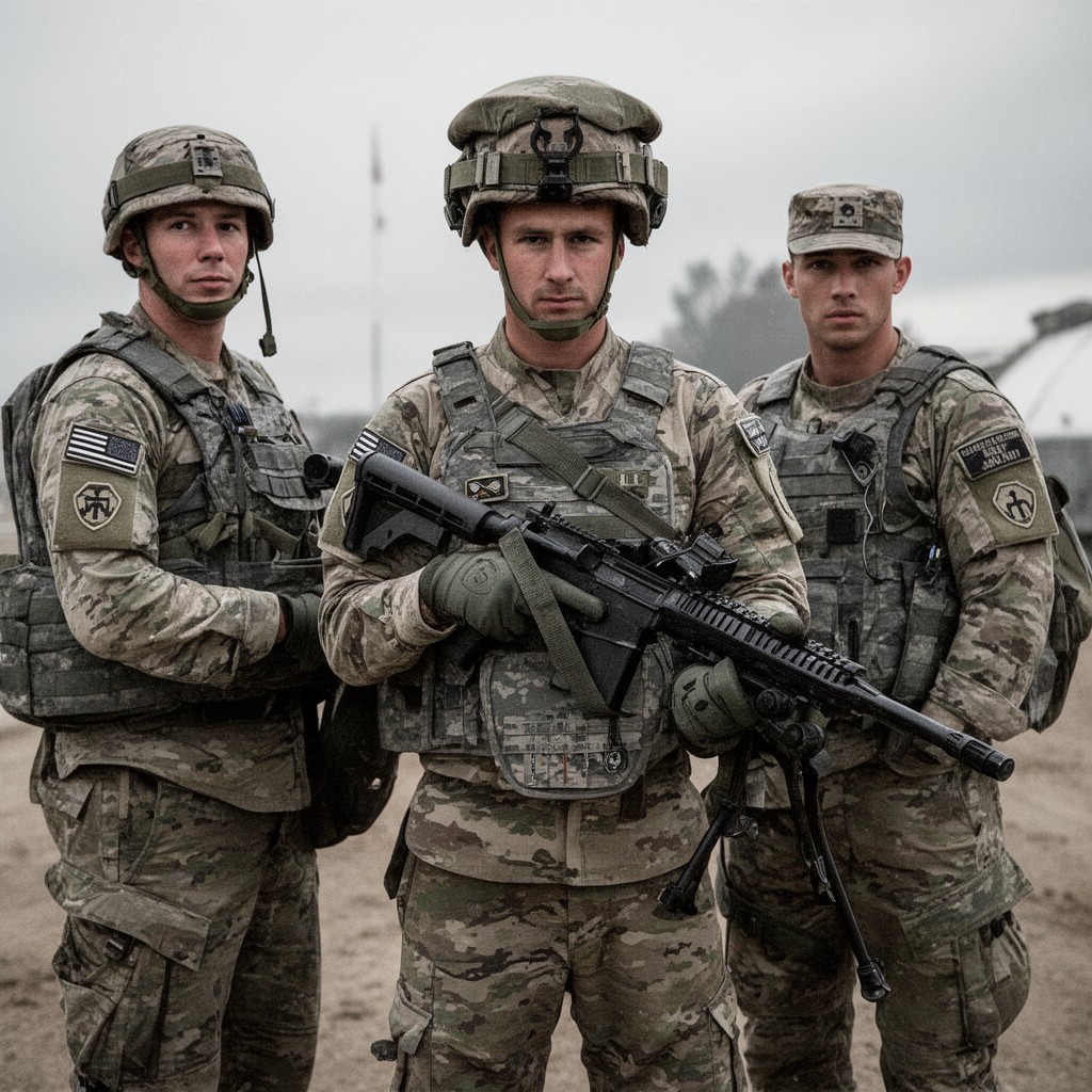 AI-generated illustration of United States Army Rangers