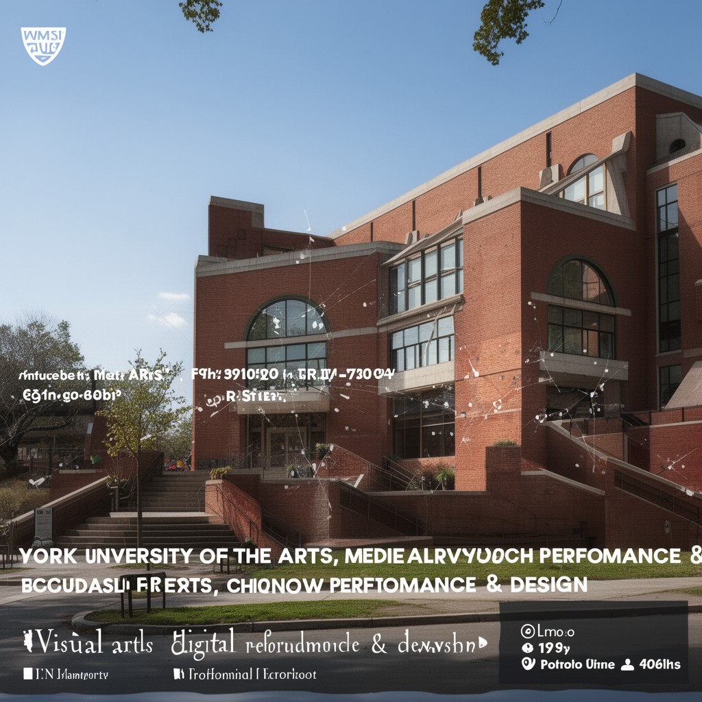 AI-generated illustration of School of the Arts, Media, Performance & Design