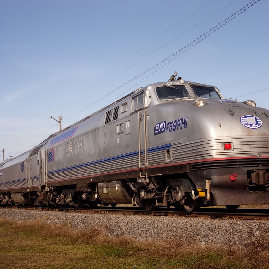 AI-generated illustration of EMD F59PHI