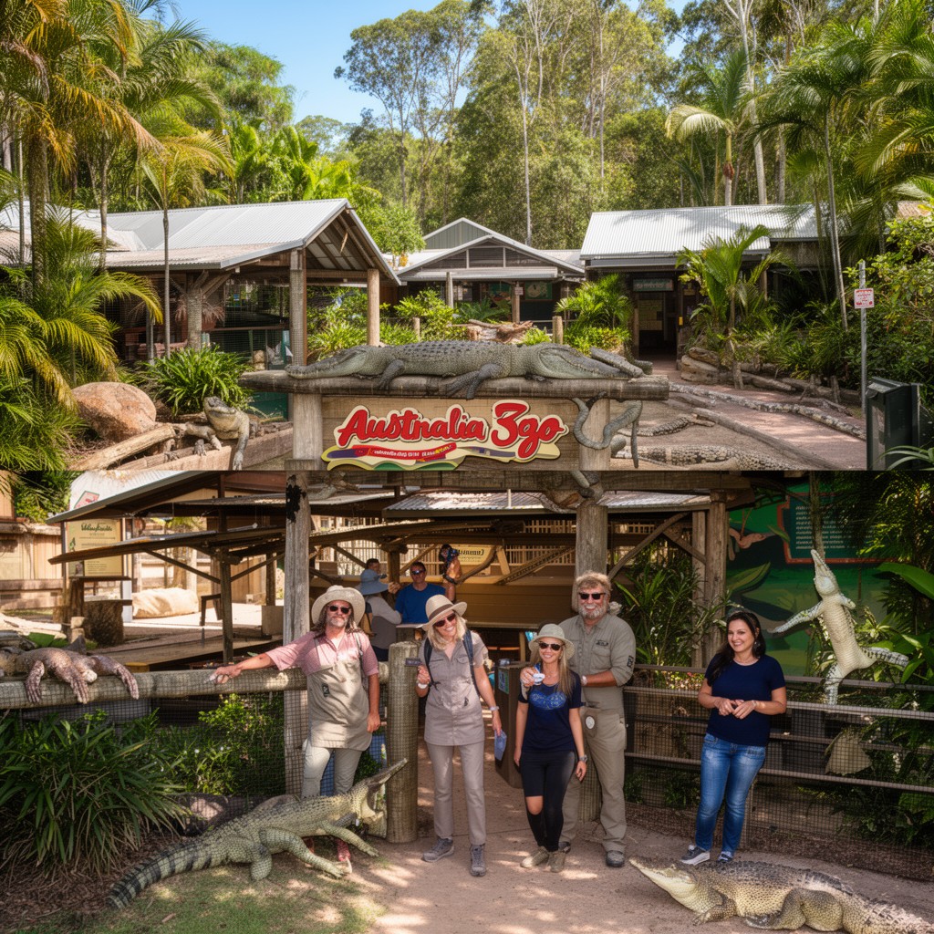 AI-generated illustration of Australia Zoo