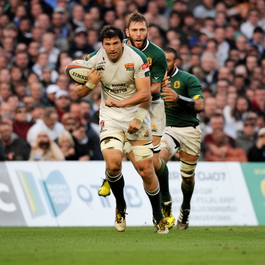 AI-generated illustration of Rugby World Cup 2007 matches