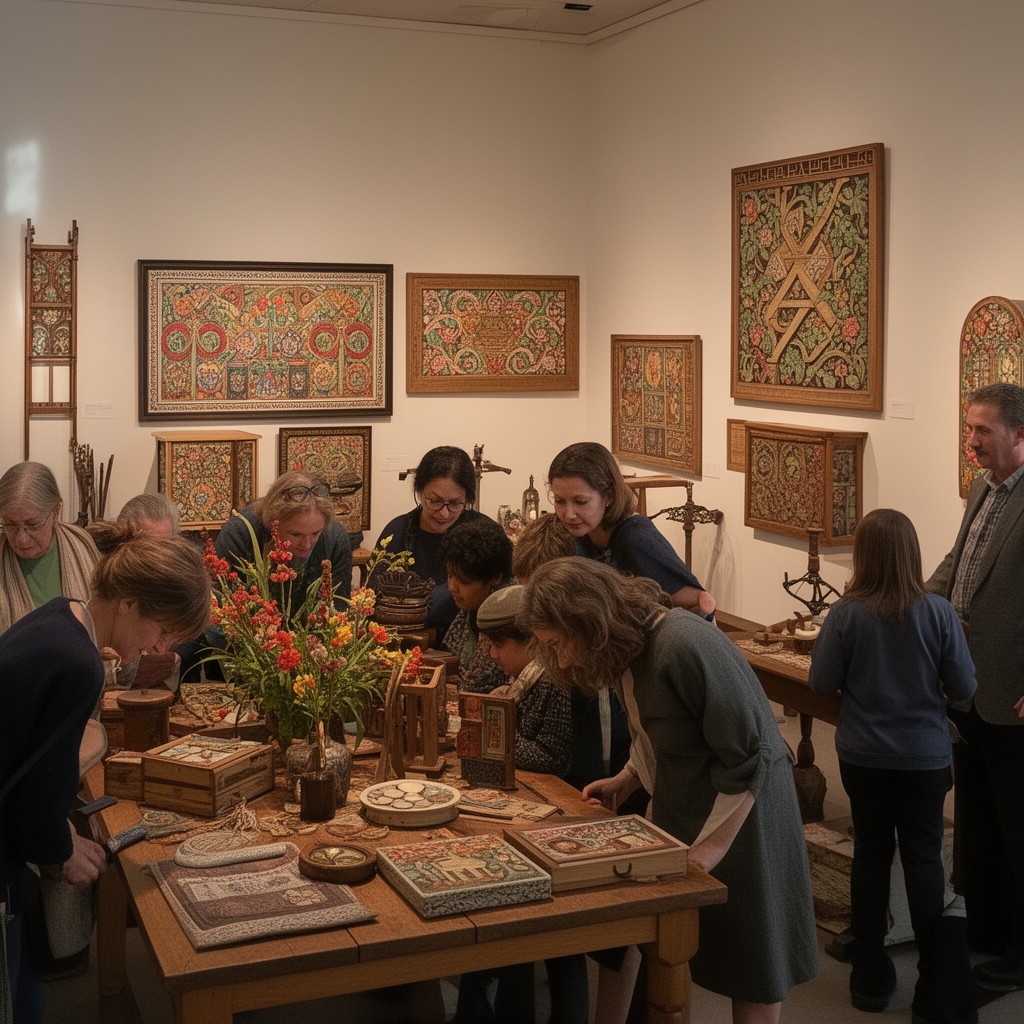 AI-generated illustration of Arts and Crafts Exhibition Society