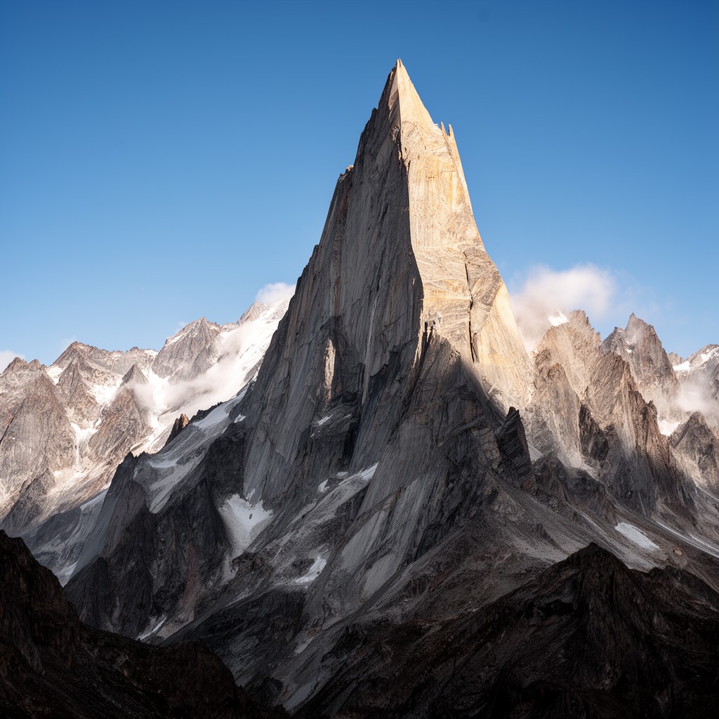 AI-generated illustration of Dent du Géant