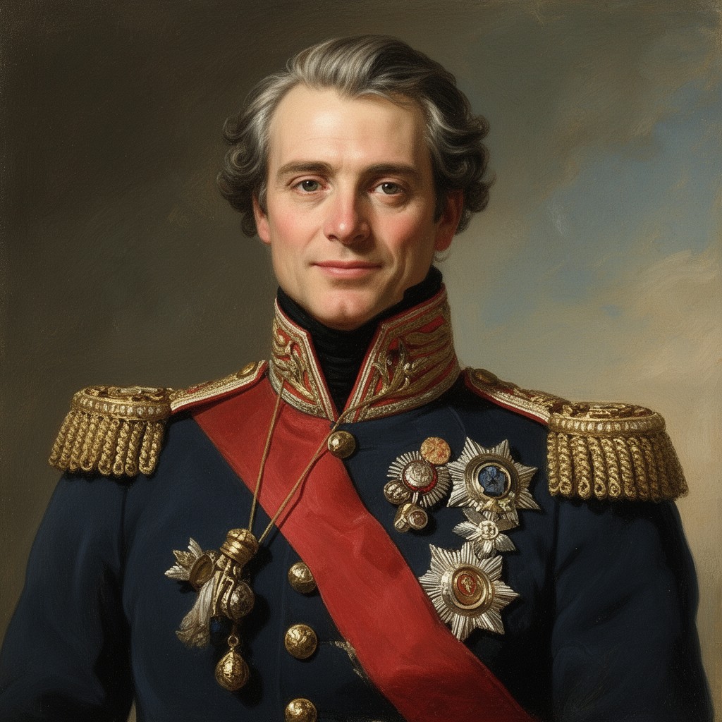 AI-generated illustration of André Masséna