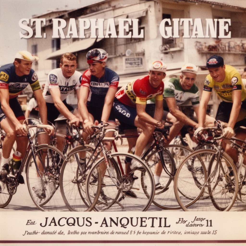 AI-generated illustration of St. Raphaël–Gitane
