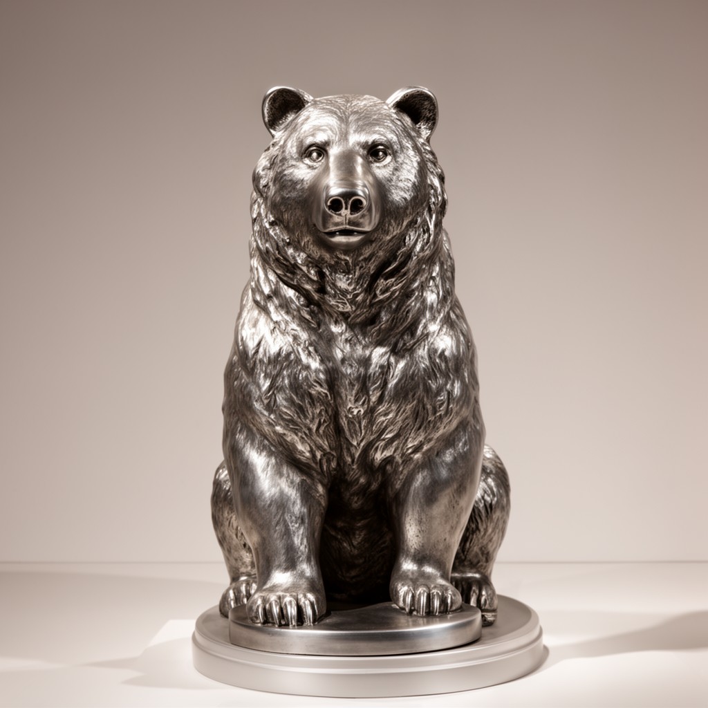 AI-generated illustration of Silver Bear