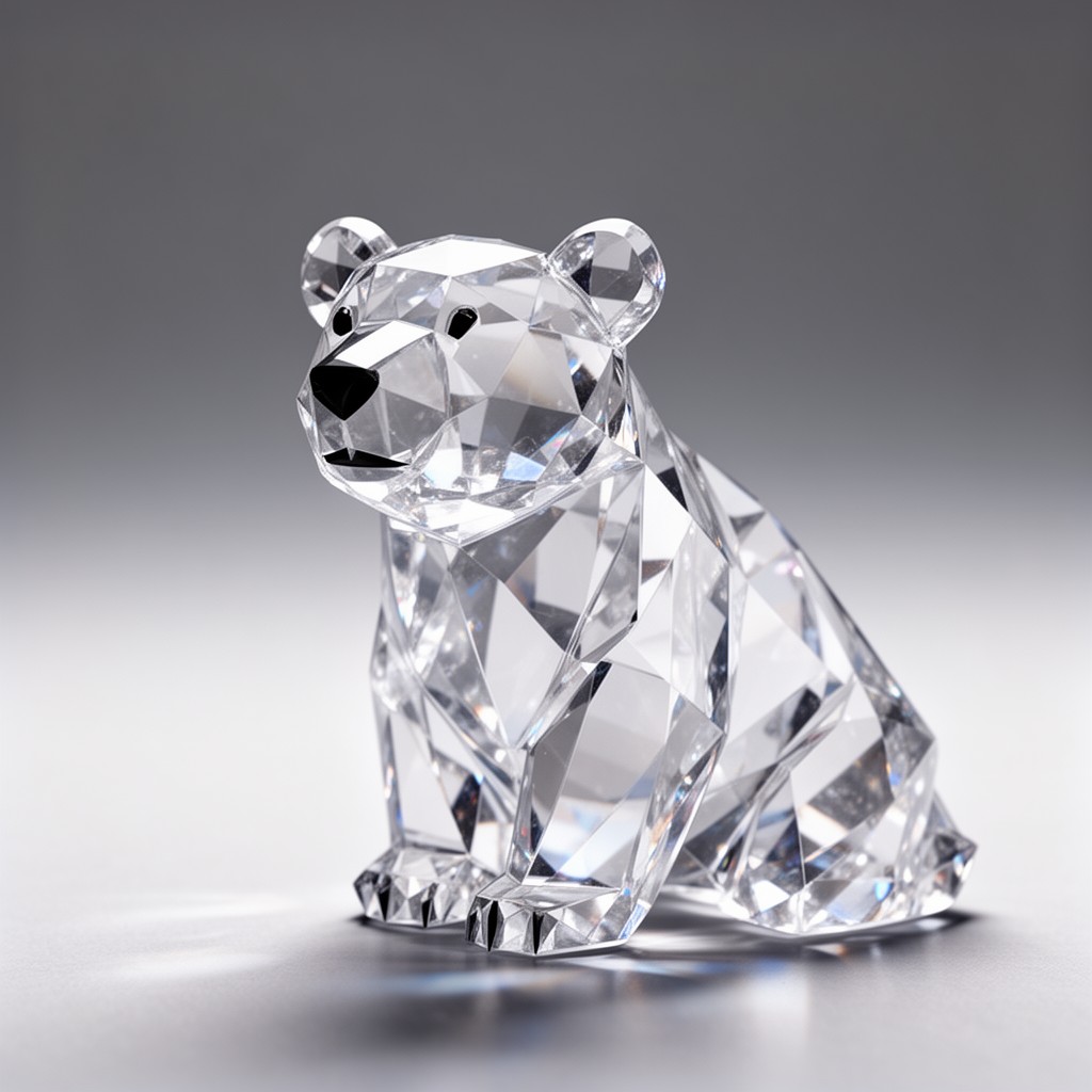 AI-generated illustration of Crystal Bear