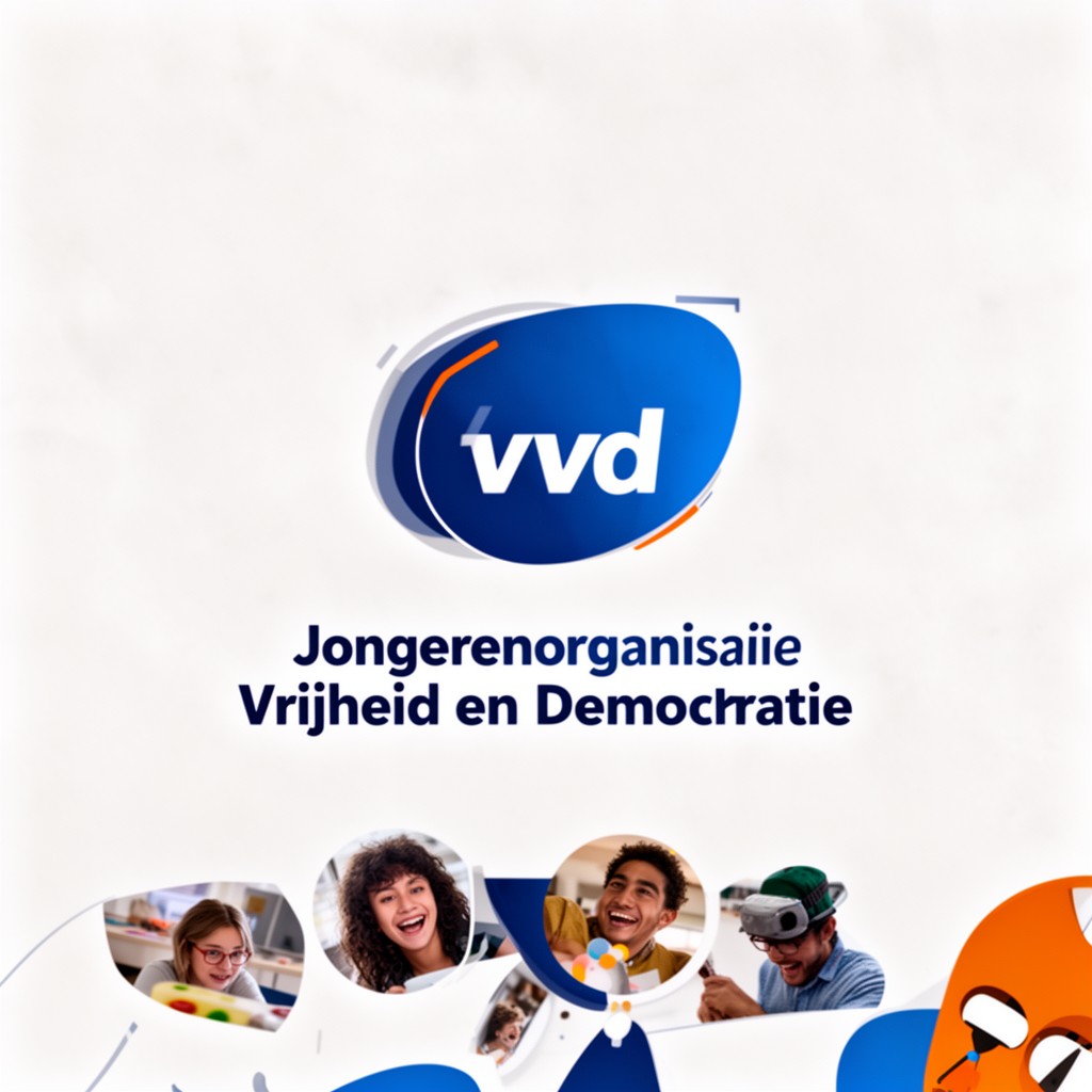 AI-generated illustration of Jongerenorganisatie Vrijheid en Democratie