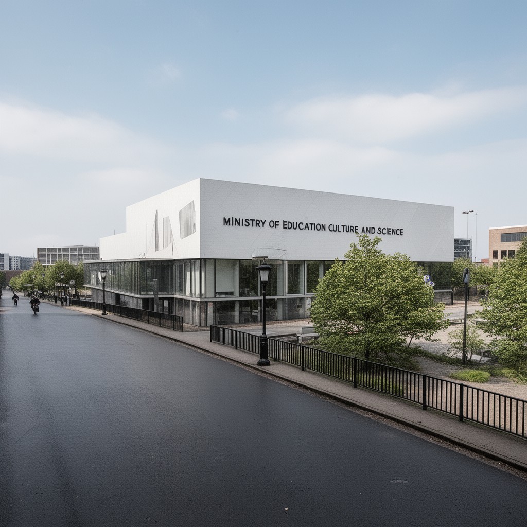 AI-generated illustration of Ministry of Education, Culture and Science (Netherlands)