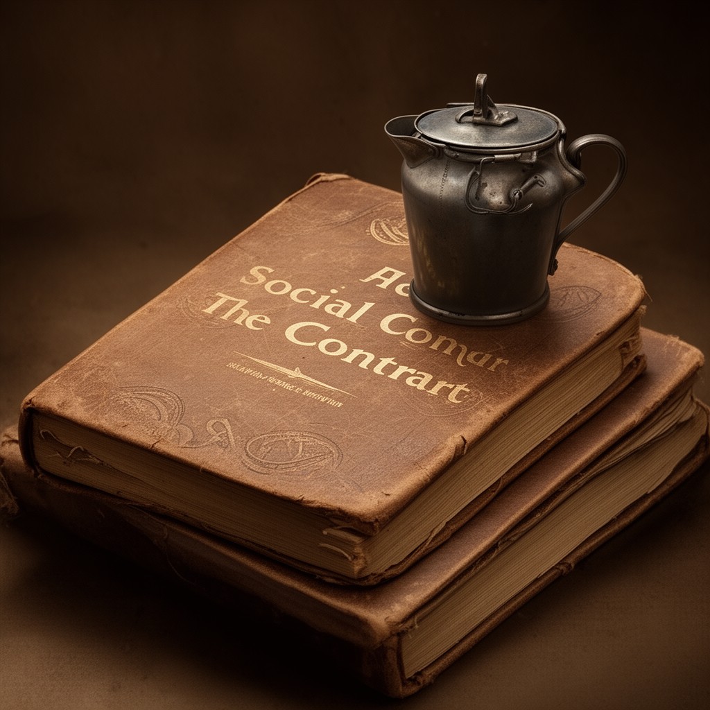 AI-generated illustration of The Social Contract