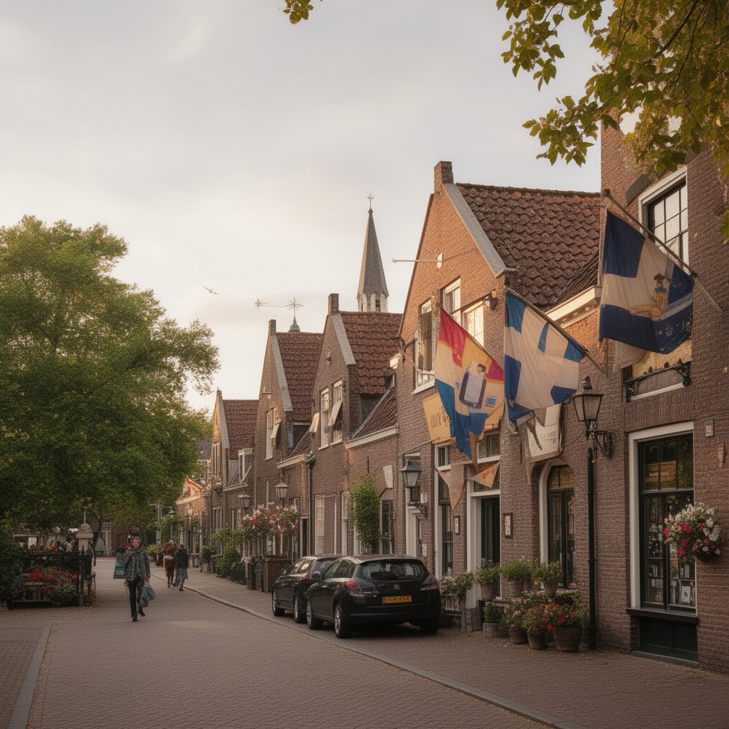 AI-generated illustration of Voorschoten