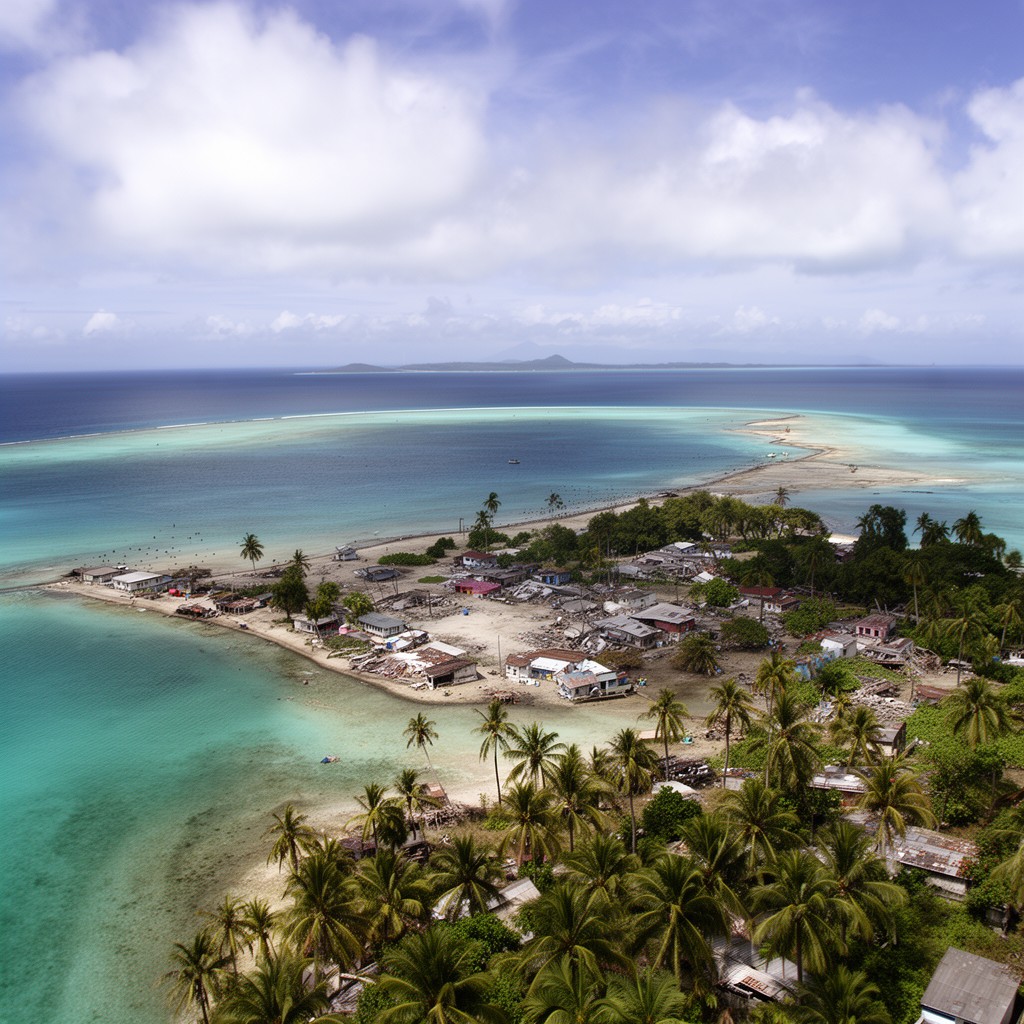 AI-generated illustration of Gilbert Islands