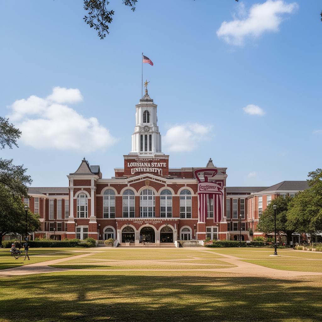 AI-generated illustration of Louisiana State University