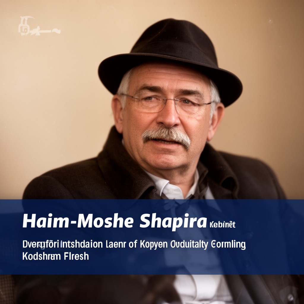 AI-generated illustration of Haim-Moshe Shapira
