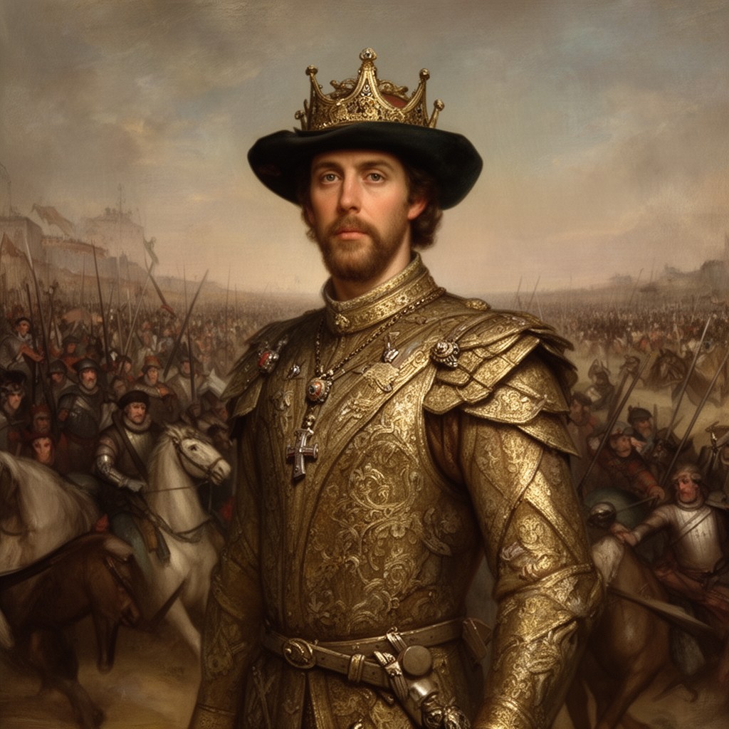 AI-generated illustration of John of Bohemia