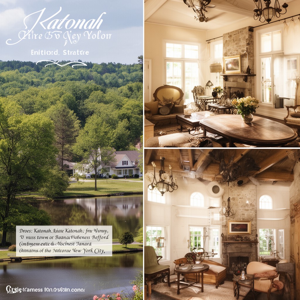 AI-generated illustration of Katonah, New York, United States