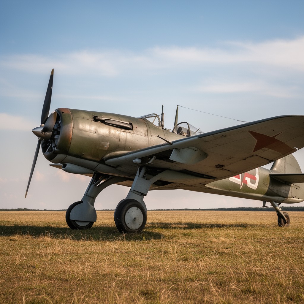 AI-generated illustration of Lavochkin La-5