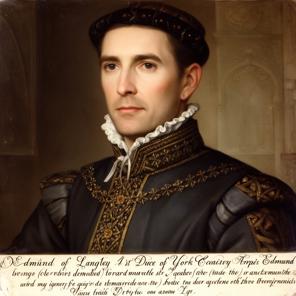 AI-generated illustration of Edmund of Langley, 1st Duke of York