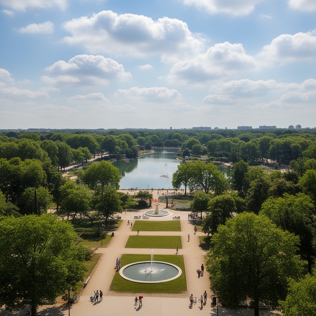 AI-generated illustration of Bois de Vincennes