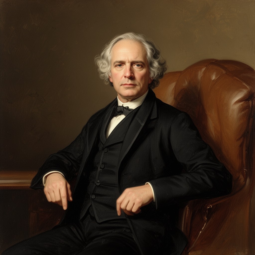 AI-generated illustration of Joseph Sturge