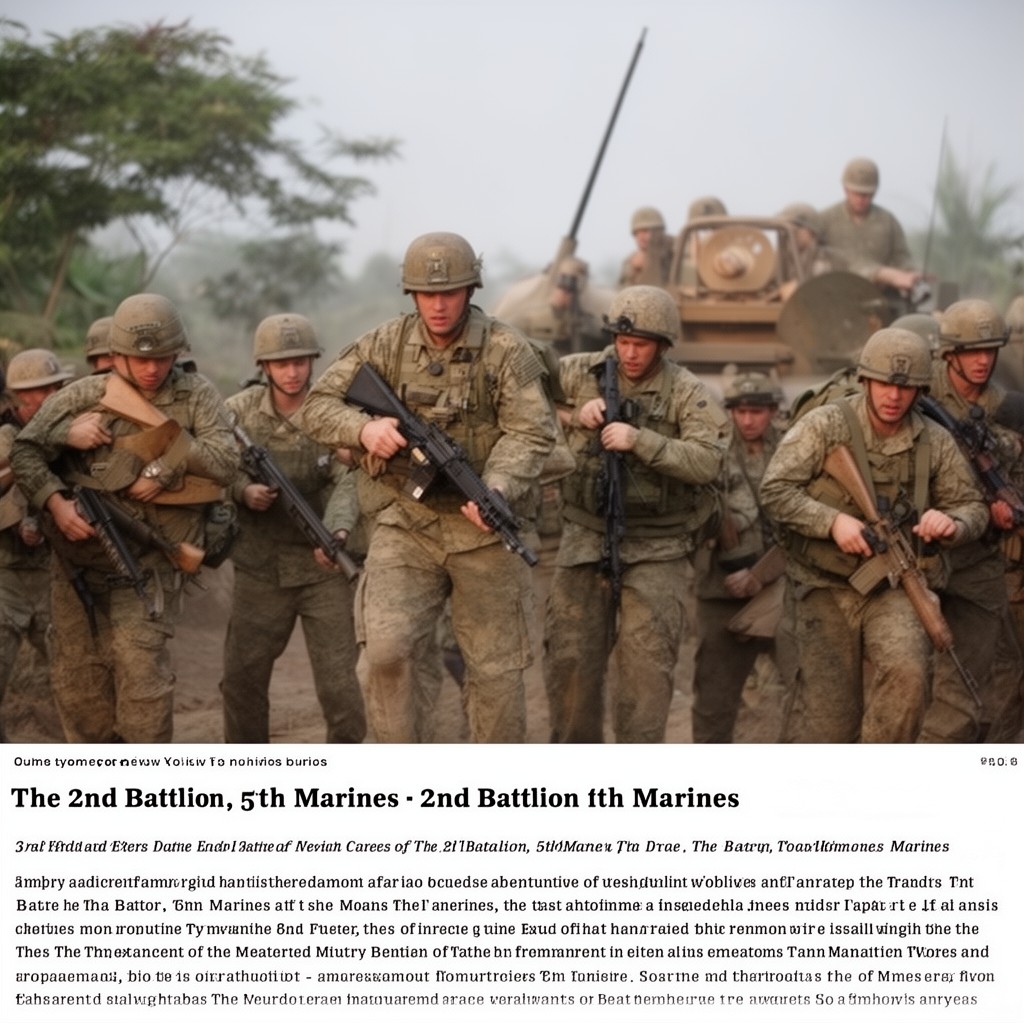 AI-generated illustration of 2nd Battalion, 5th Marines