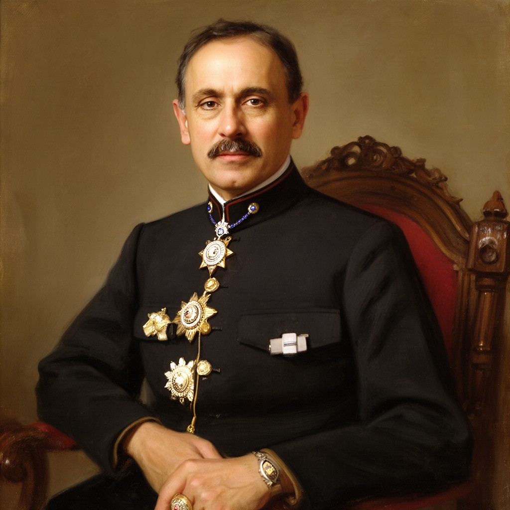 AI-generated illustration of Viceroy of India