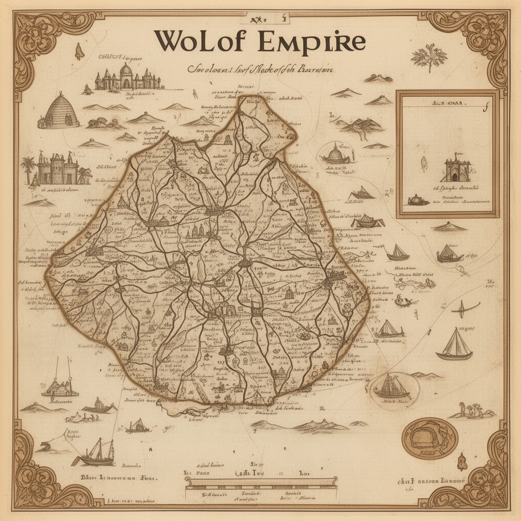 AI-generated illustration of Wolof Empire