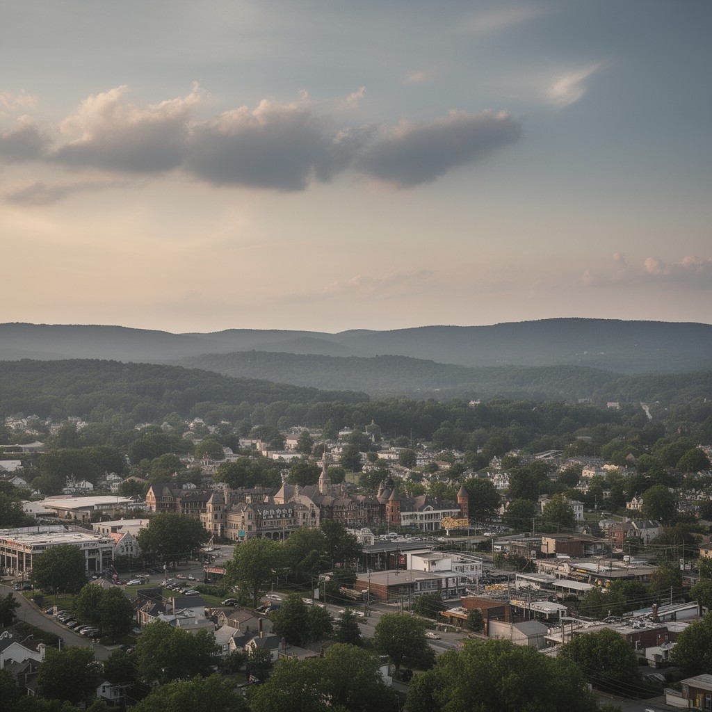 AI-generated illustration of Village of Woodbury, New York