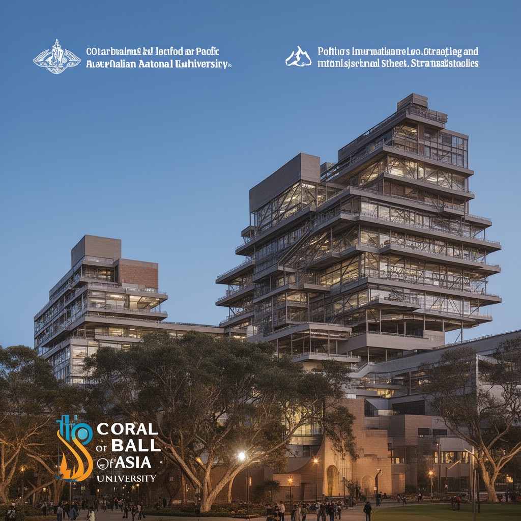 AI-generated illustration of Coral Bell School of Asia Pacific Affairs