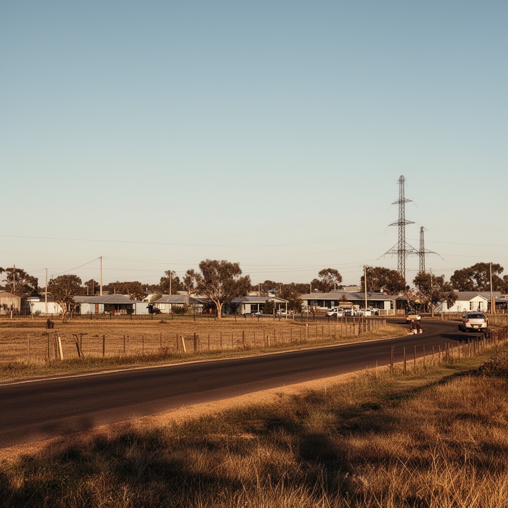 AI-generated illustration of Jerilderie