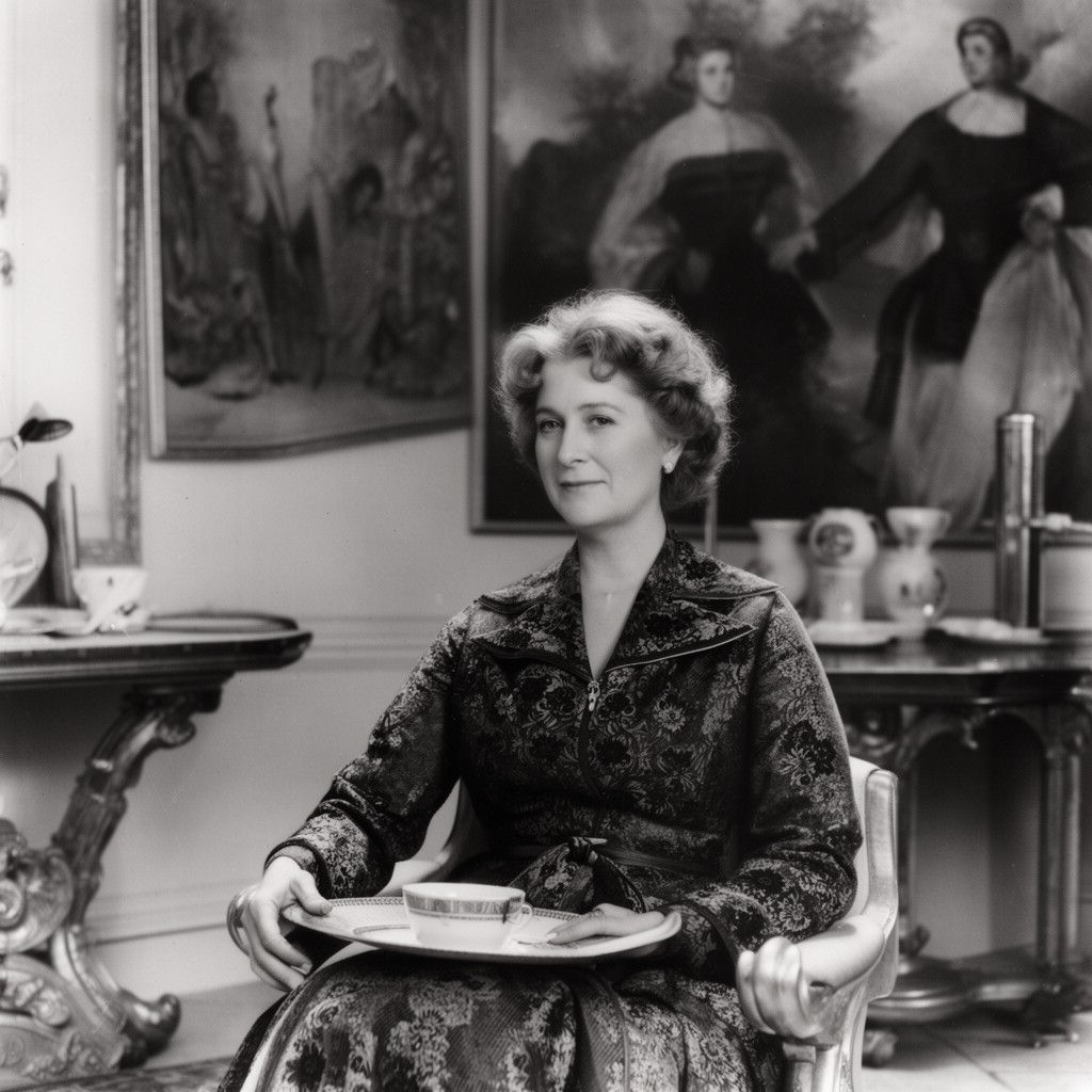 AI-generated illustration of Marjorie Merriweather Post