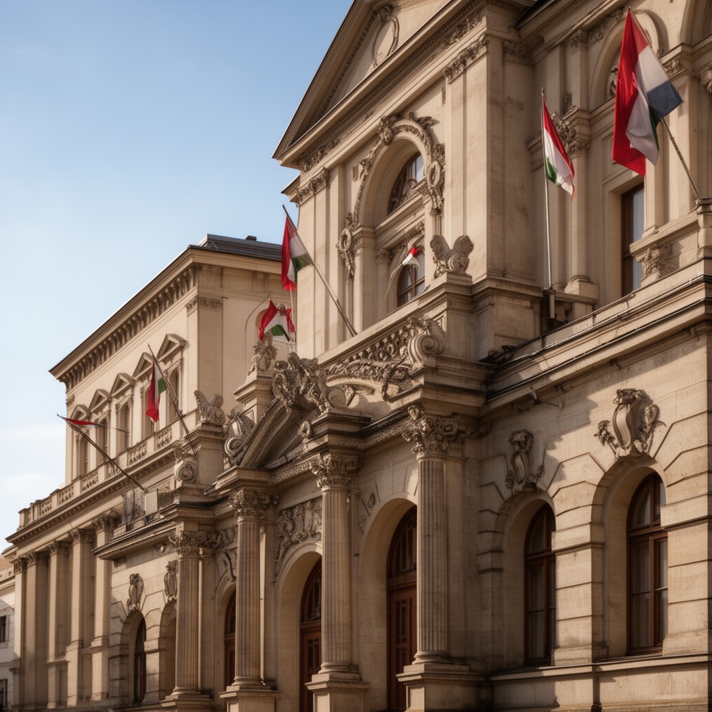 AI-generated illustration of Constitutional Court of Hungary