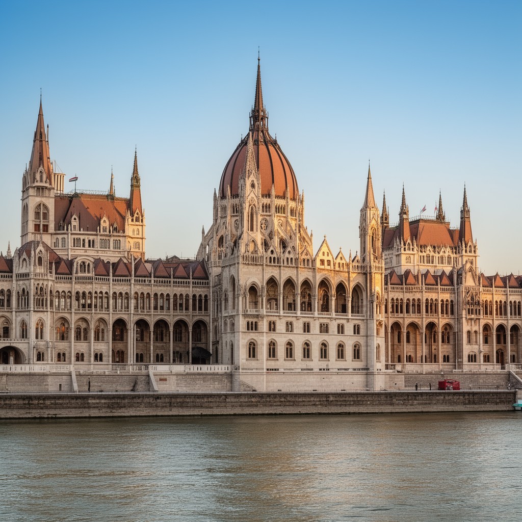 AI-generated illustration of Hungarian Parliament Building