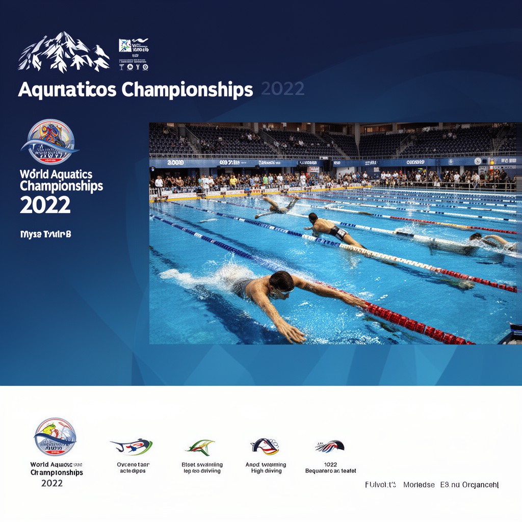 AI-generated illustration of World Aquatics Championships 2022