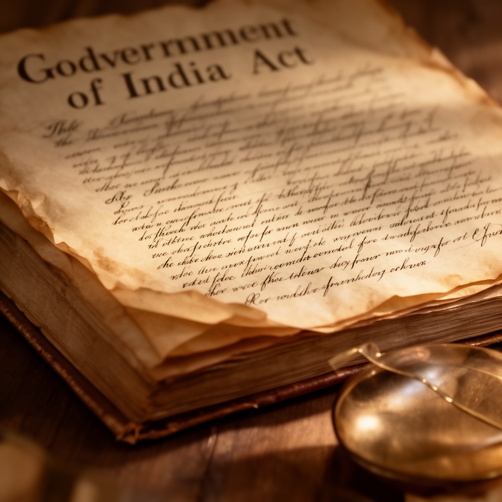 AI-generated illustration of Government of India Act 1858