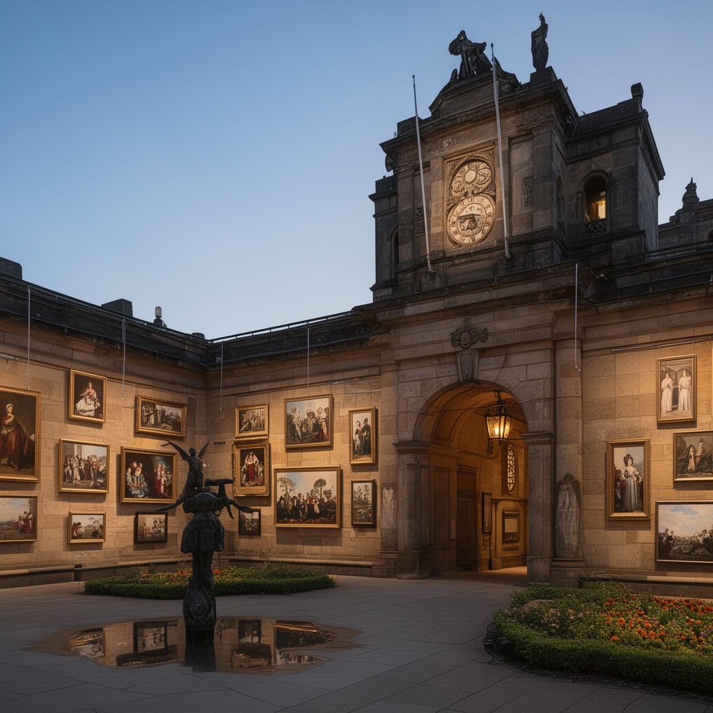 AI-generated illustration of Queen’s Gallery