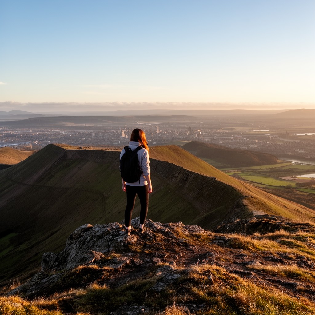 AI-generated illustration of Arthur’s Seat