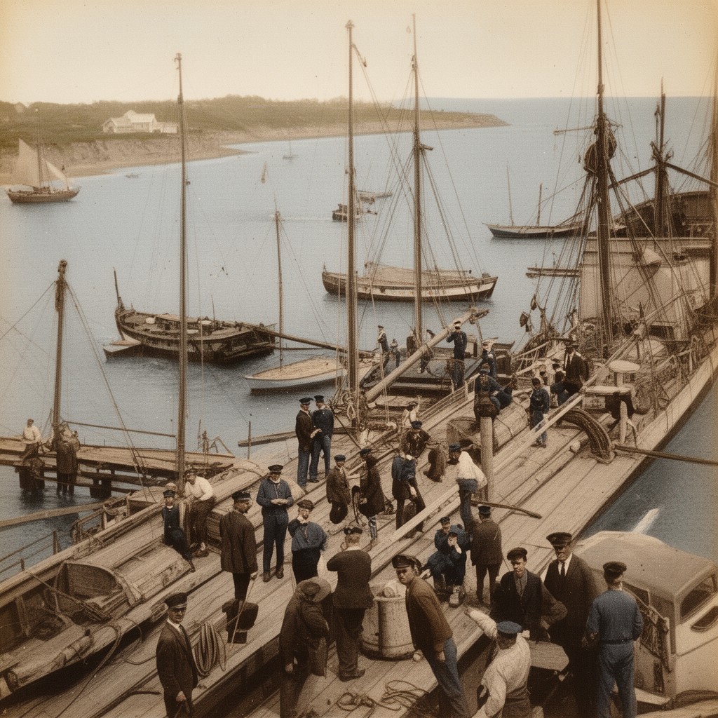 AI-generated illustration of Revenue Marine Service