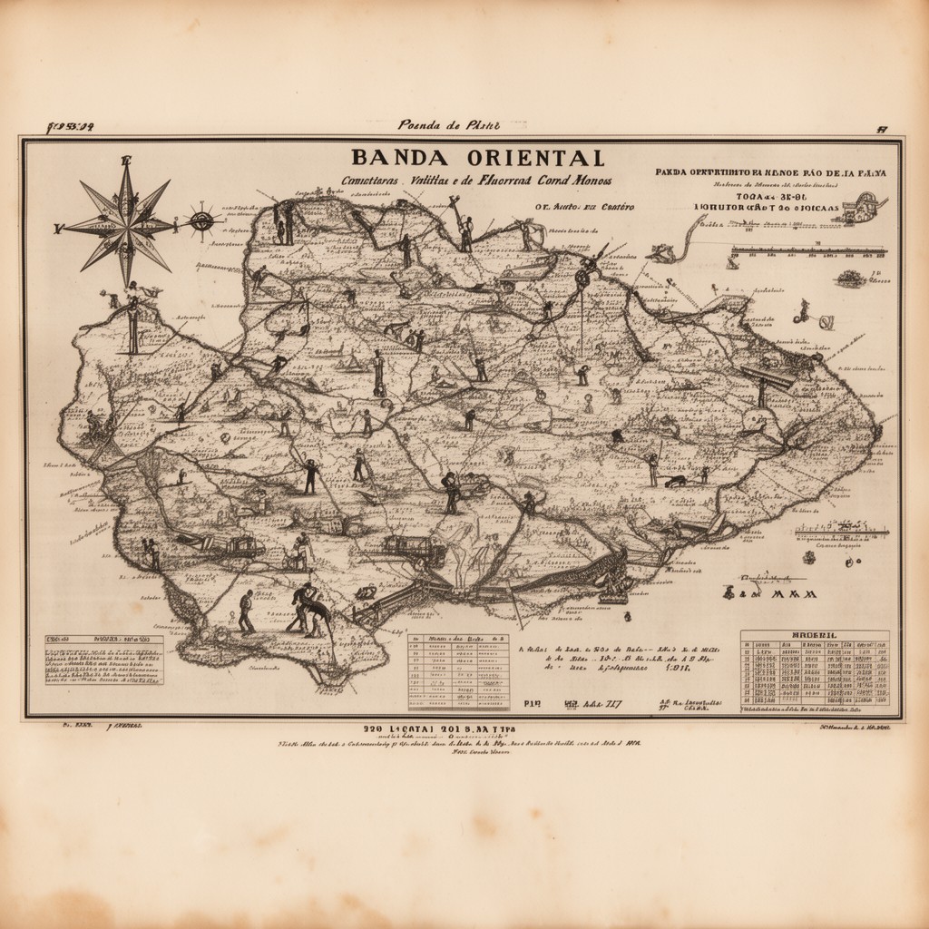 AI-generated illustration of Banda Oriental