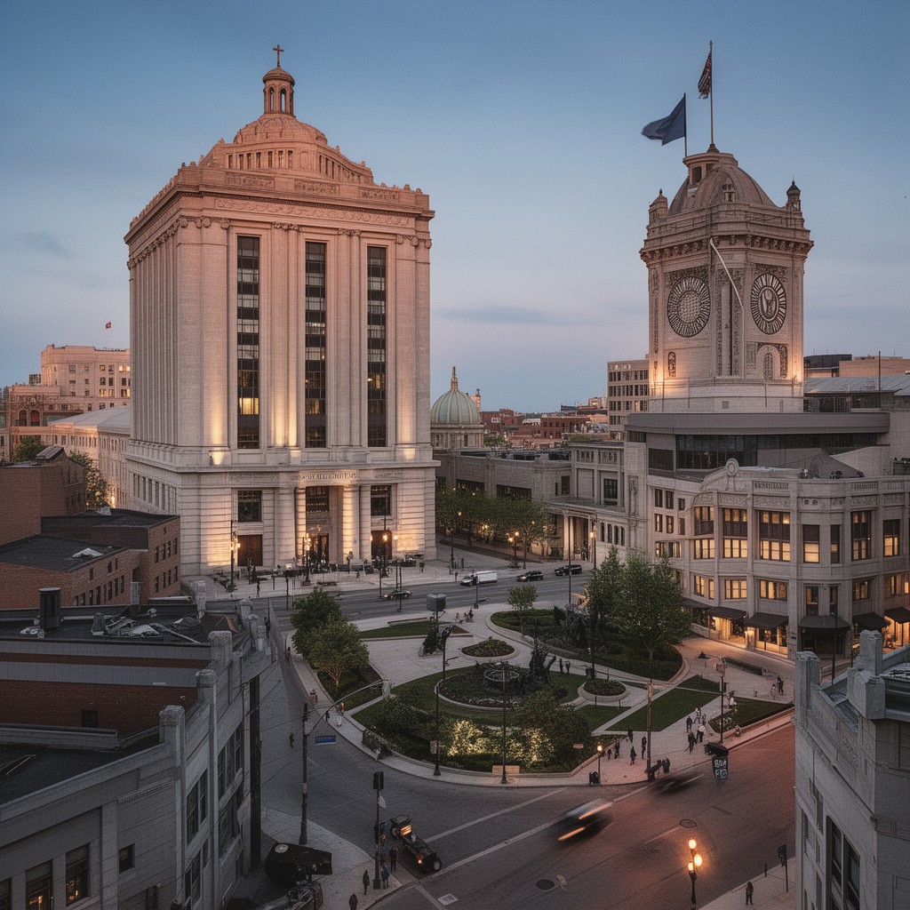 AI-generated illustration of United States District Court for the Western District of Michigan